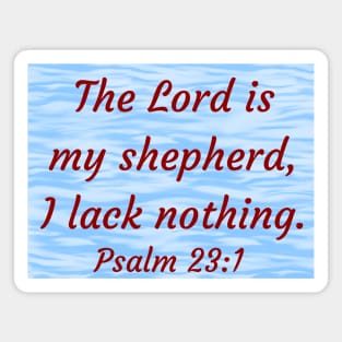 Bible Verse Psalm 23:1 Magnet